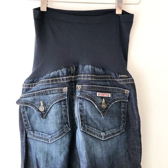 Hudson X Pea In The Pod Jeans Womens 29x28 Blue Maternity Bootcut Dark Wash - Picture 8 of 16